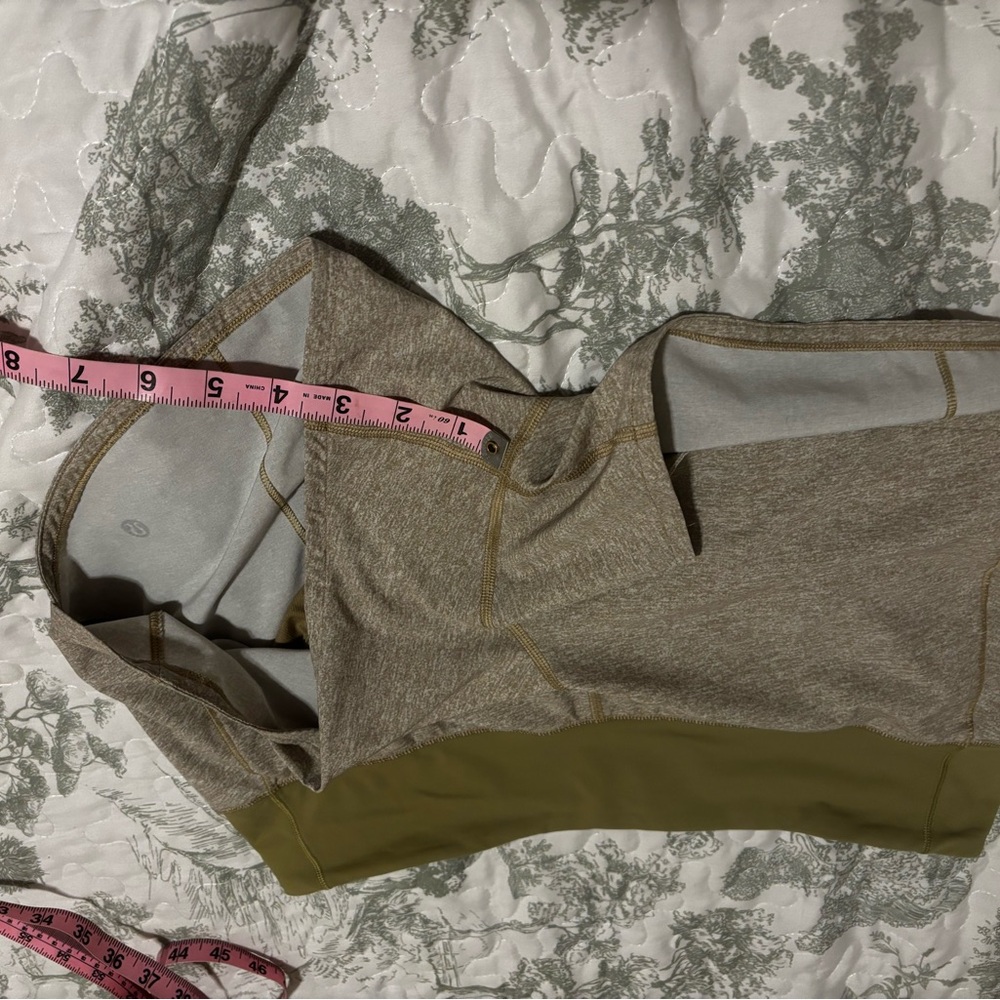 Lululemon sz 8 Speed Up Shorts Hazel Green Heather Lux multi tennis running gym - Picture 7 of 10